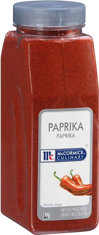 McCormick Culinary Paprika, 18 oz - One 18 Ounce Container of Sweet Paprika Seasoning, Perfect wi... | Amazon (US)