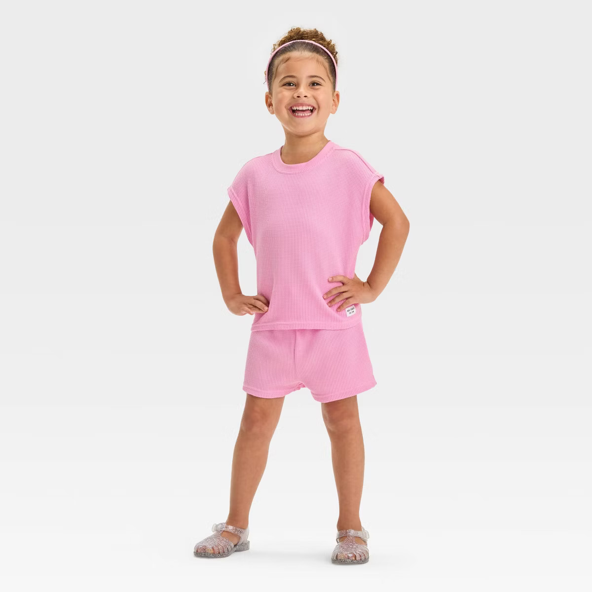 Grayson Mini Toddler Girls' Waffle Tee Set | Target
