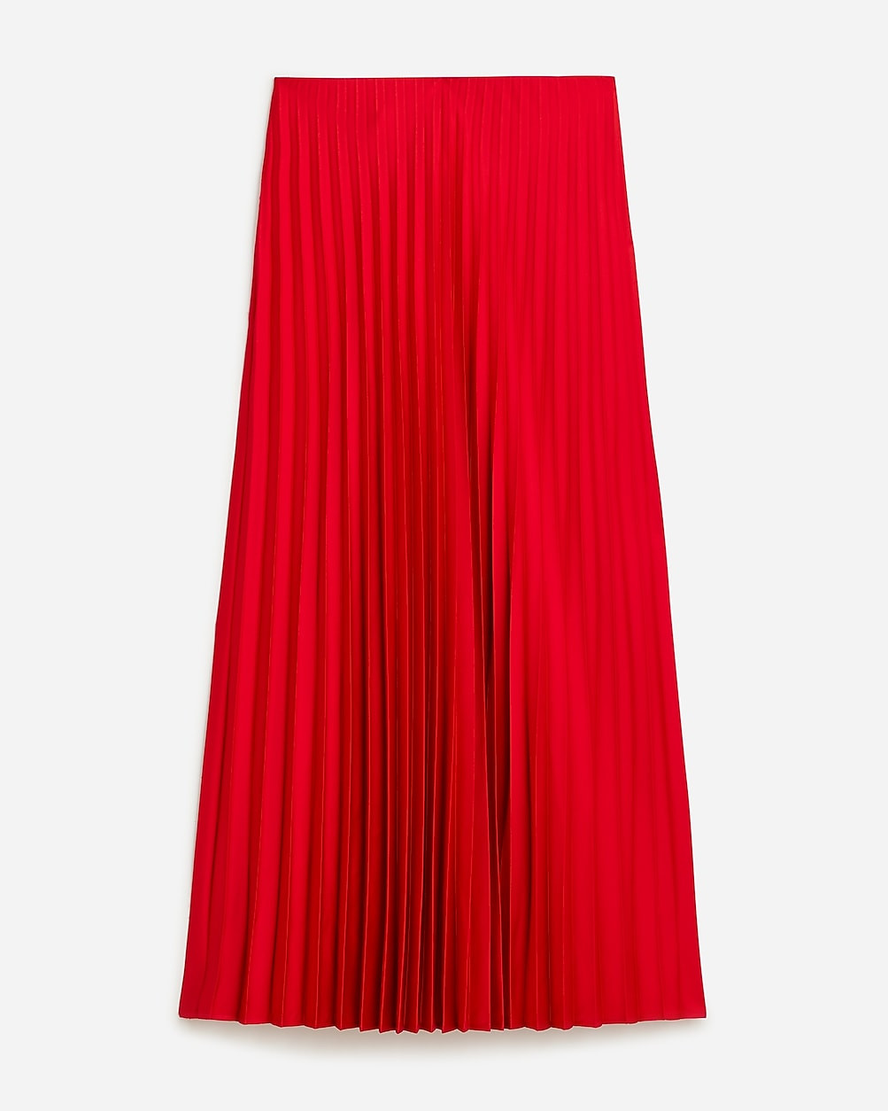 Pleated pull-on midi skirt | J. Crew US