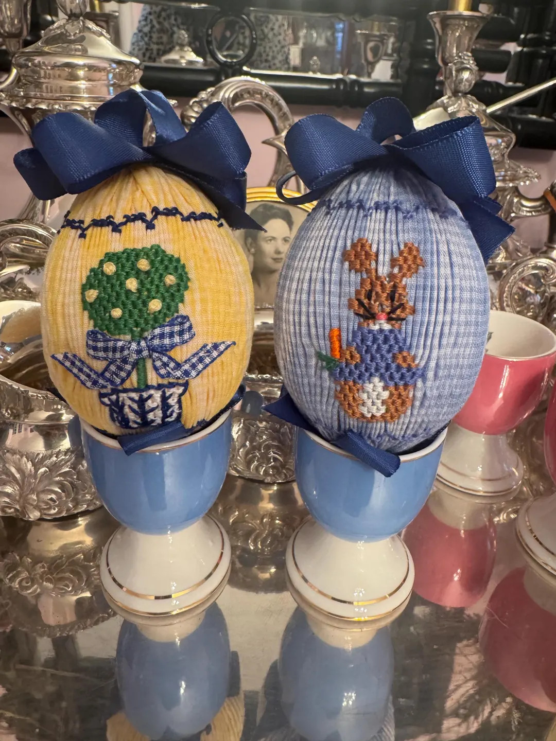 Any Two Handsmocked Eggs - Etsy | Etsy (US)