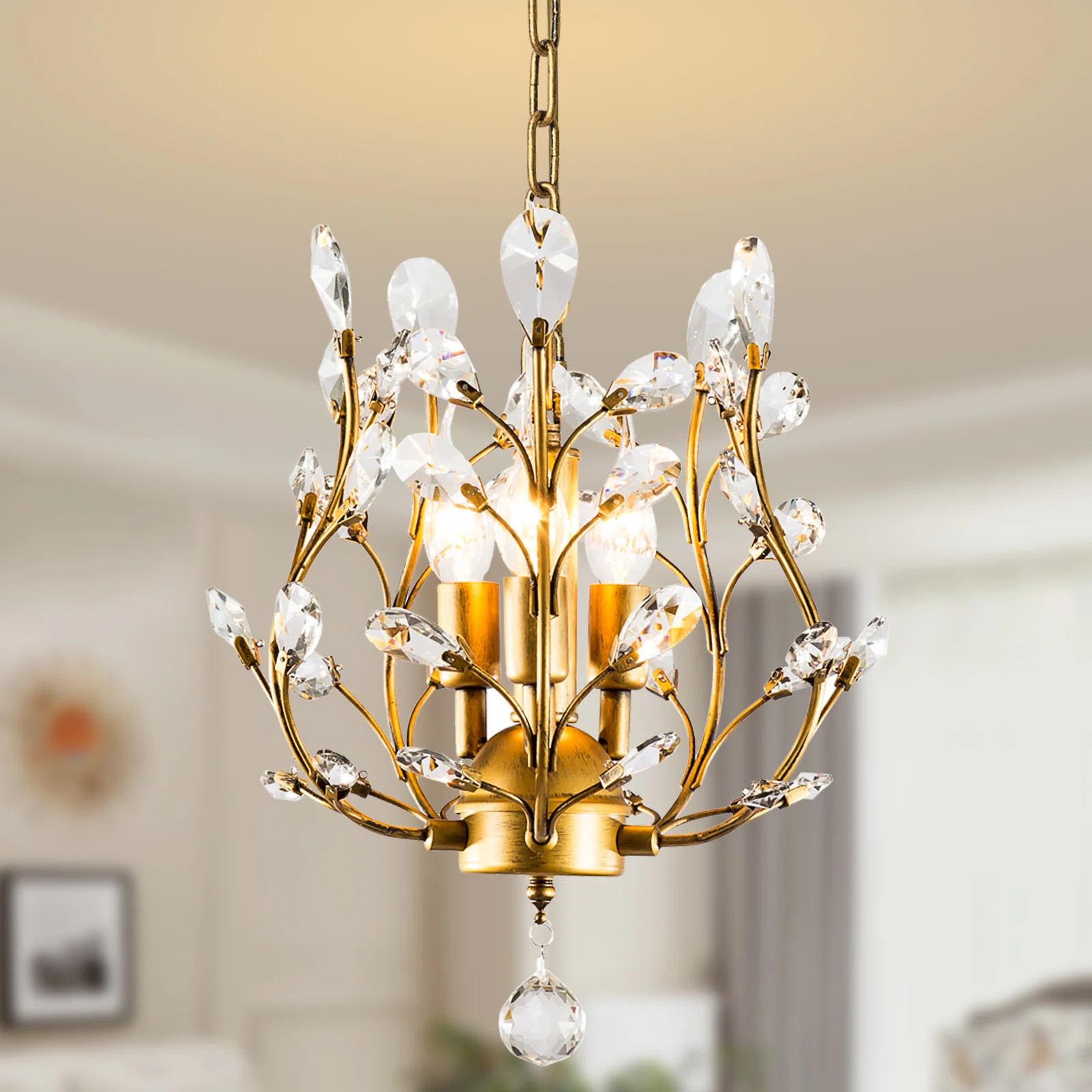 Jamei 3 - Light Dimmable Empire Chandelier | Wayfair North America