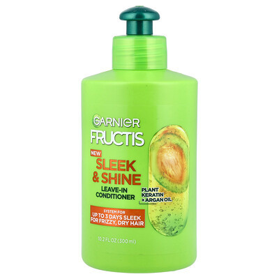 Garnier, Fructis, Sleek & Shine Leave-In Conditioner, 10.2 fl oz (300 ml) | iHerb