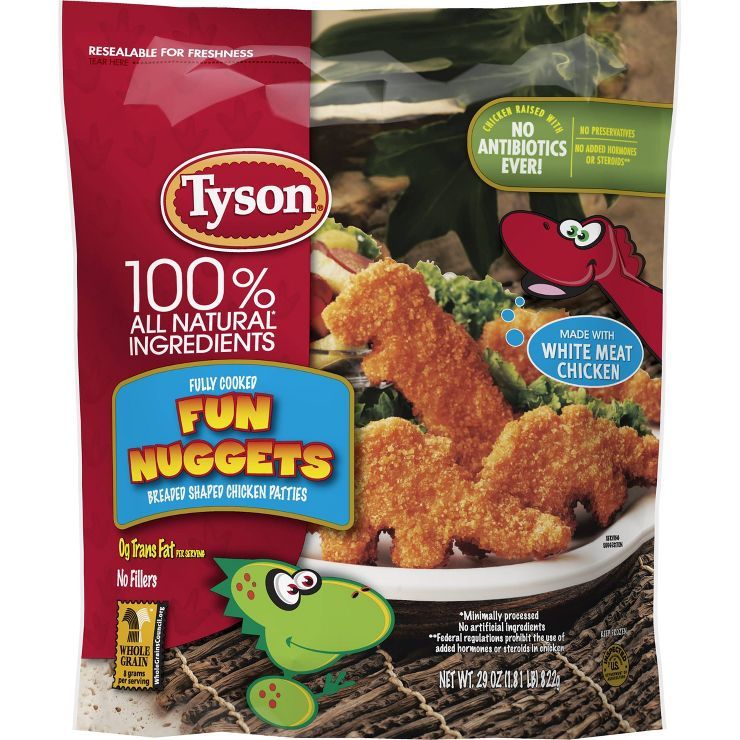 Tyson All Natural White Meat Fun Nuggets - Frozen - 29oz | Target