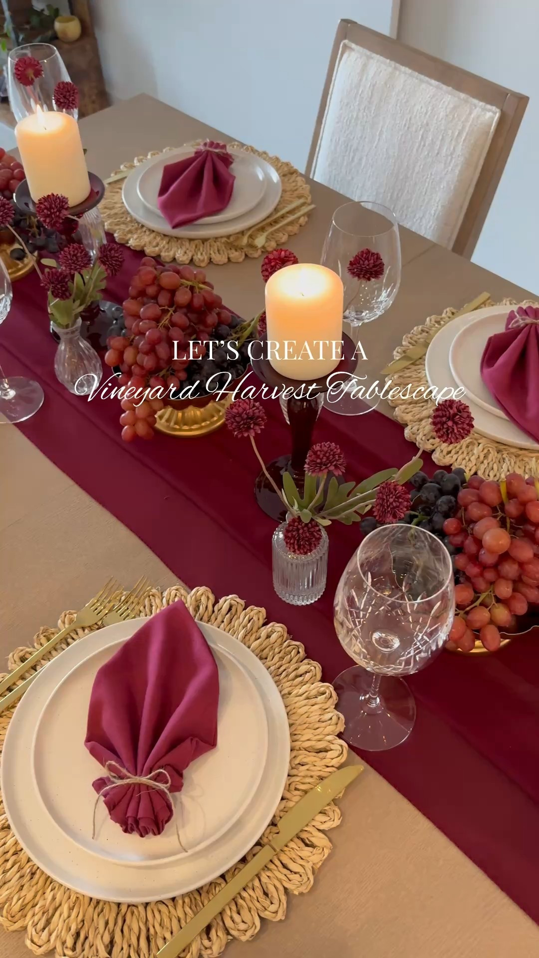 Set the table with me 🍇

#LTKParties #LTKHome #LTKSeasonal