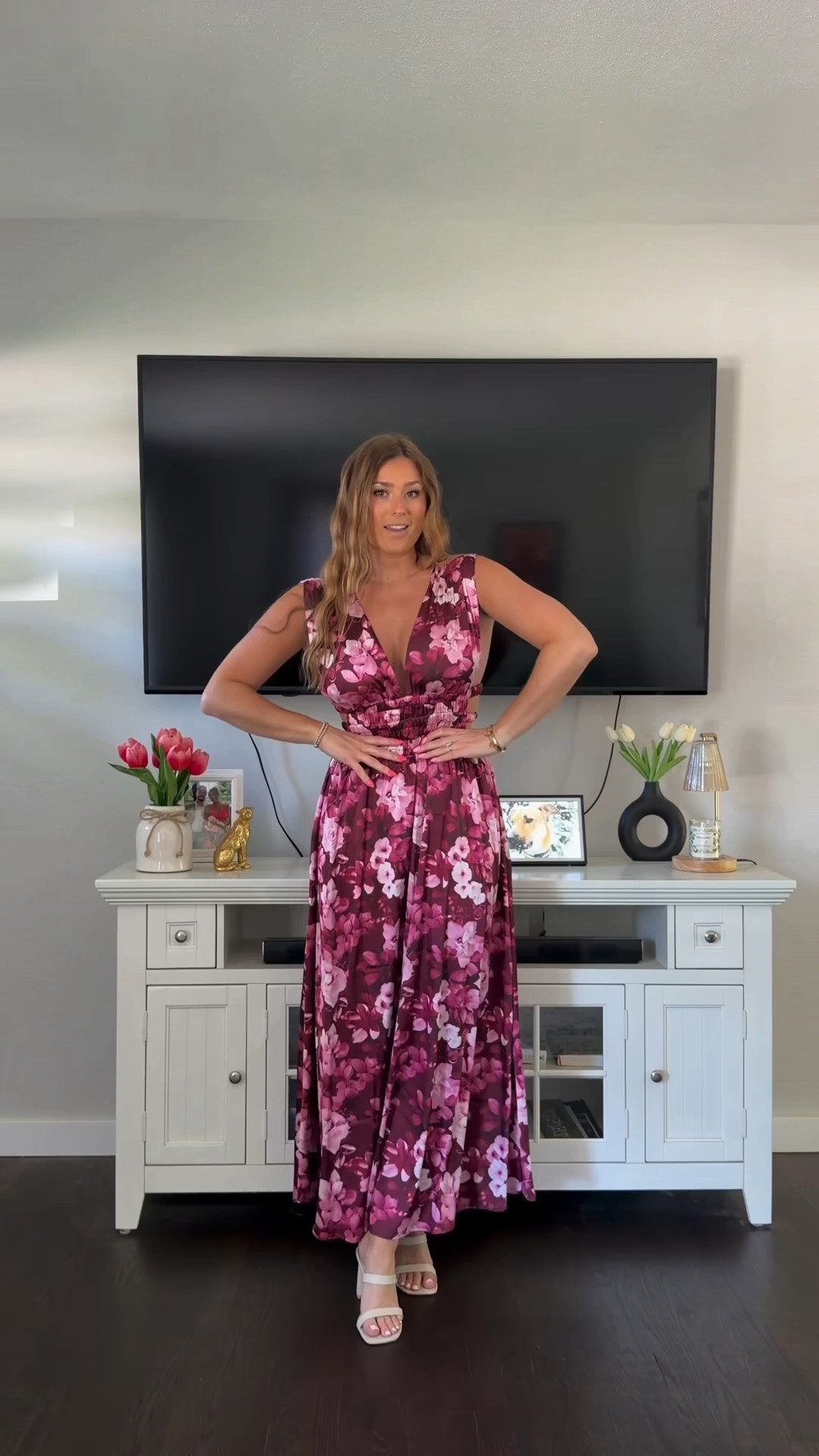 wedding guest dress! silky comfy wedding guest dress. fits true to size! shoes both fit tts

#LTKootd #LTKSeasonal #LTKWedding