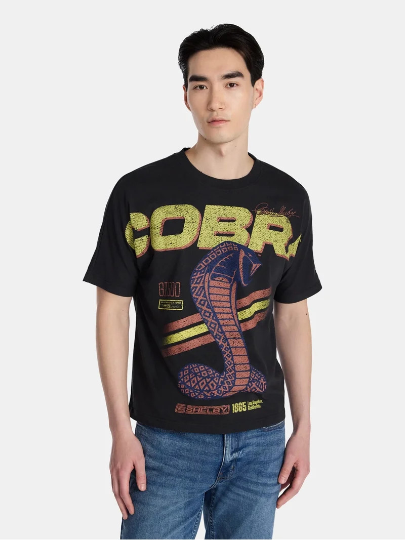 Shelby Cobra Men's and Big Men's Graphic Tee, Sizes XS-3XL | Walmart (US)