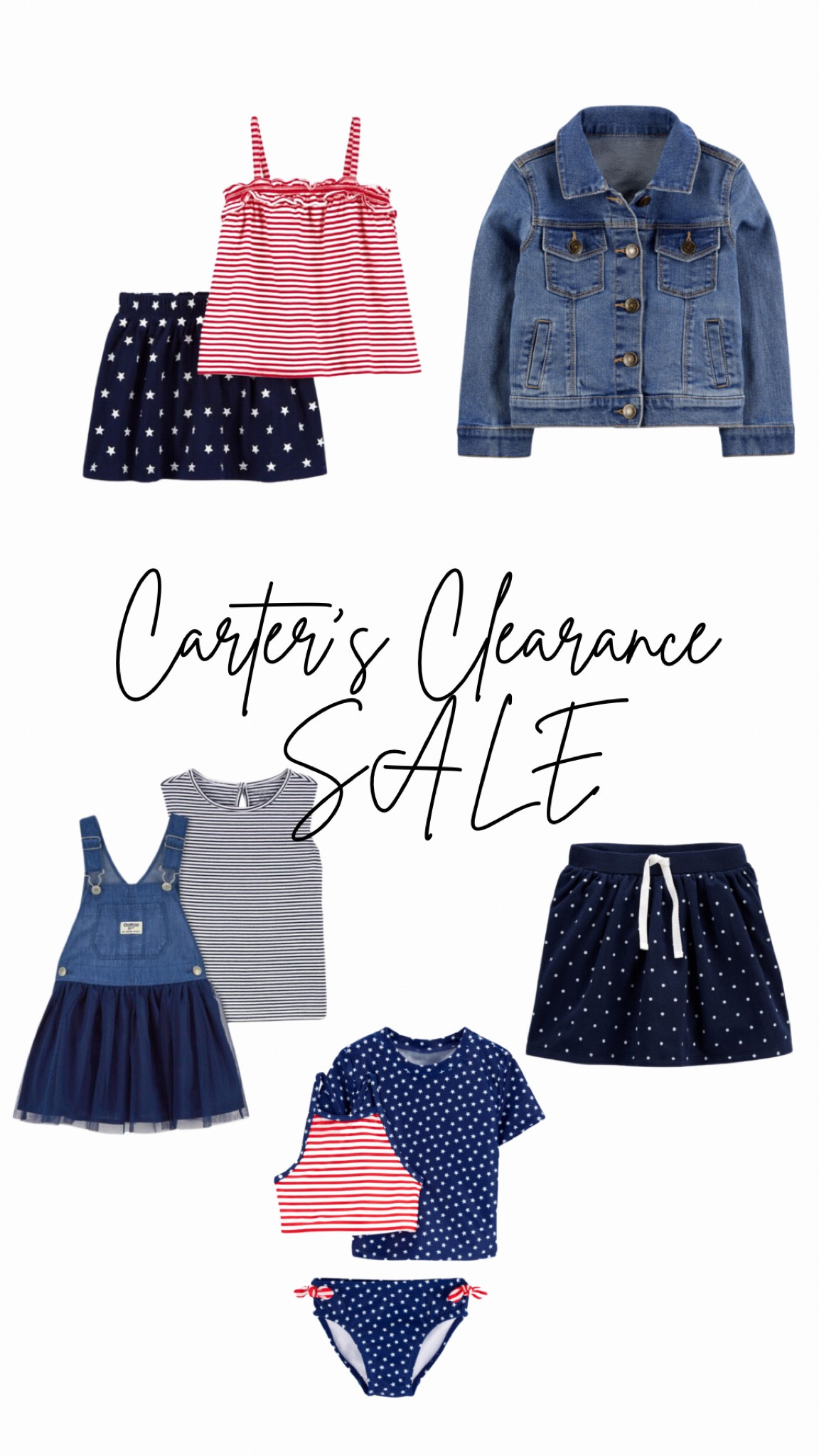 Check out the Carter’s Summer Clearance sale - 4th of July special 

#LTKBaby #LTKKids #LTKSummerSales