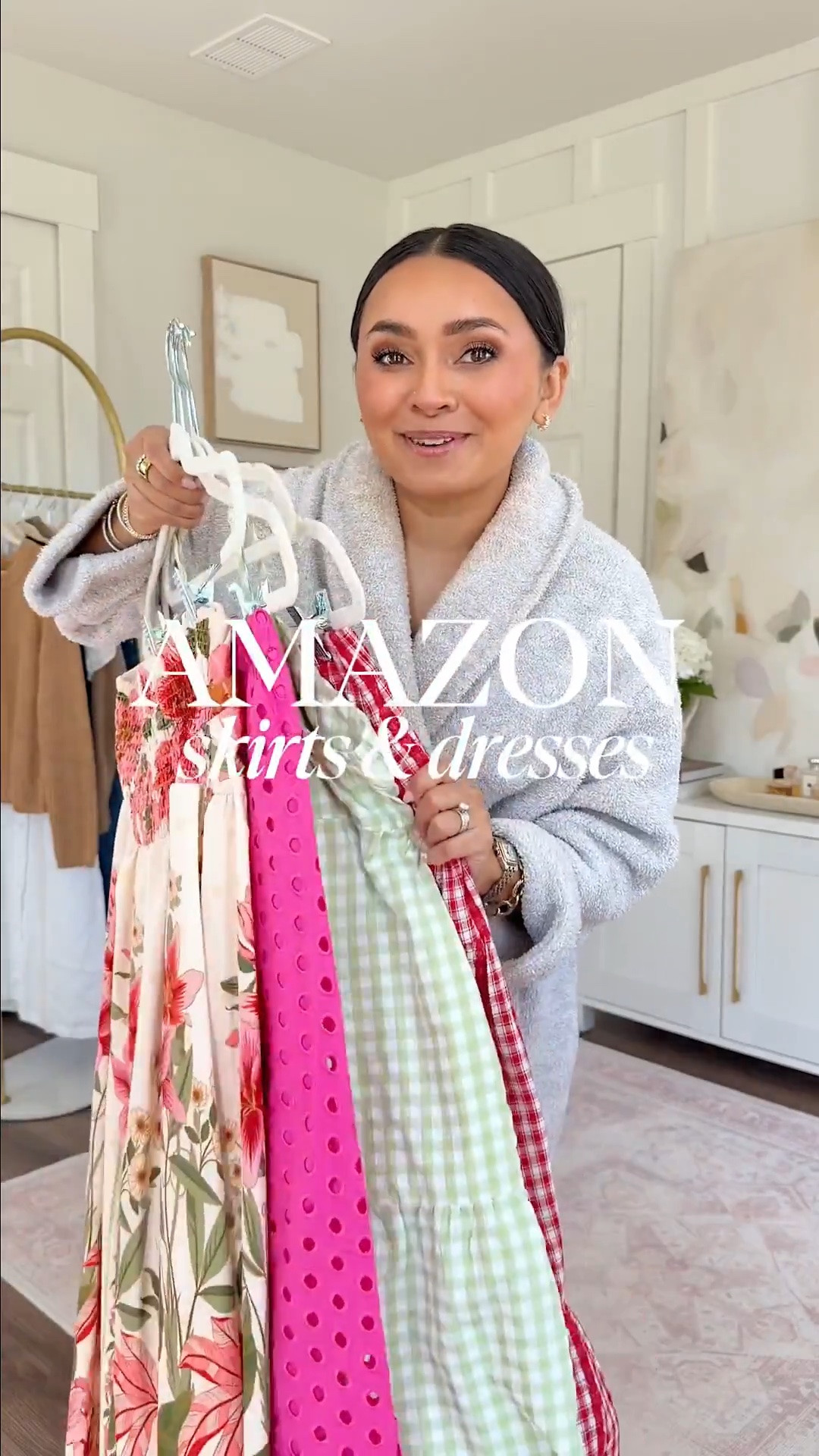 Amazon Prime deal! 

Amazon skirts and dresses! 
For reference: I’m 5’0, petite, 32b bra size, and 2/26 in bottoms, pear shaped. *Everything I share is unaltered! TTS means true to size. Between size 5–6.5 in shoes

Gingham red maxi skirt XS TTS
Strapless white top XS TTS Clear heels size 5 TTS

Navy maxi dress XS TTS Clear heels size 5 TTS

Pink eyelet maxi skirt XS TTS
White ribbed tank XS TTS Clear heels size 5 TTS

Green plaid mini dress XS TTS Clear heels size 5 TTS

Farm Rio lookalike maxi skirt XS TTS
Strapless white top XS TTS
Yellow cardigan XS TTS clear heels size 5 TTS


Spring Dresses 
Amazon finds 
Vacation Outfits 
Date night dresses 
Spring outfits

#LTKootd #LTKPetite #LTKSaleAlert