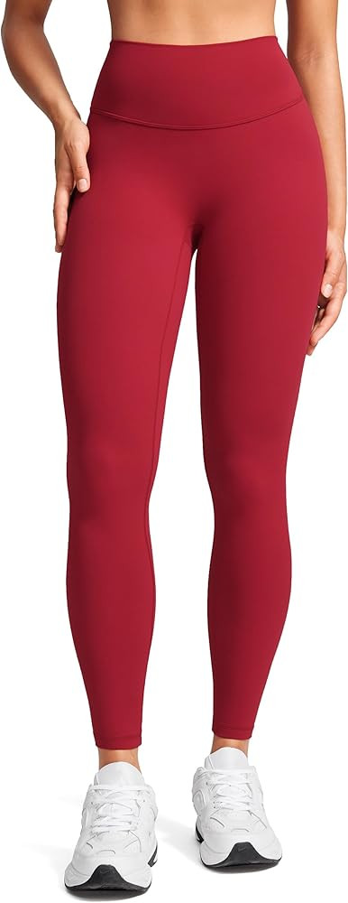 Womens High Waist No Front Seam Scrunch Butt Leggings Workouts 25 Inches V-Back Scrunch Booty Gym... | Amazon (US)