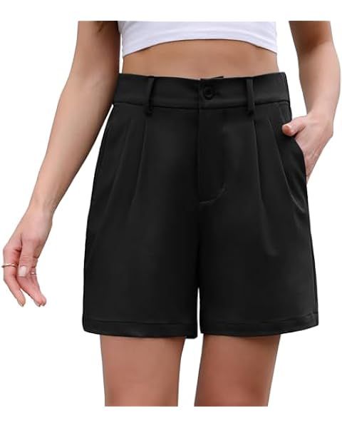 The Drop Women's Standard Priya Pull-on Linen Short | Amazon (US)