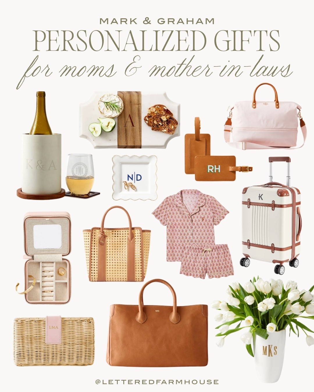 Mark & Graham Personalized Christmas Gift Ideas for Moms & Mother-in-Laws

Monogrammed Mom Gifts: Personalized Gifts & More by Mark and Graham

Discover the perfect Christmas gifts with our curated selection from Mark and Graham. From monogrammed travel essentials to cozy pajamas, elegant charcuterie items, and sleek wine chillers, find the ideal personalized presents to celebrate mom in style. 

#LTKfindsunder100 #LTKtravel #LTKHoliday

Comment SHOP below to receive a DM with the link to shop this post on my LTK ⬇ https://liketk.it/4EADu

Follow my LTK @LetteredFarmhouse on the @shop.LTK app to view this post and get my exclusive app-only content!

#liketkit 
@shop.ltk
https://liketk.it/55YzY

#LTKCyberWeek #LTKTravel #LTKHome #LTKFindsUnder100 #LTKSeasonal #LTKGiftGuide