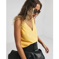 Yellow V Neck Vest | Simply Be (UK)
