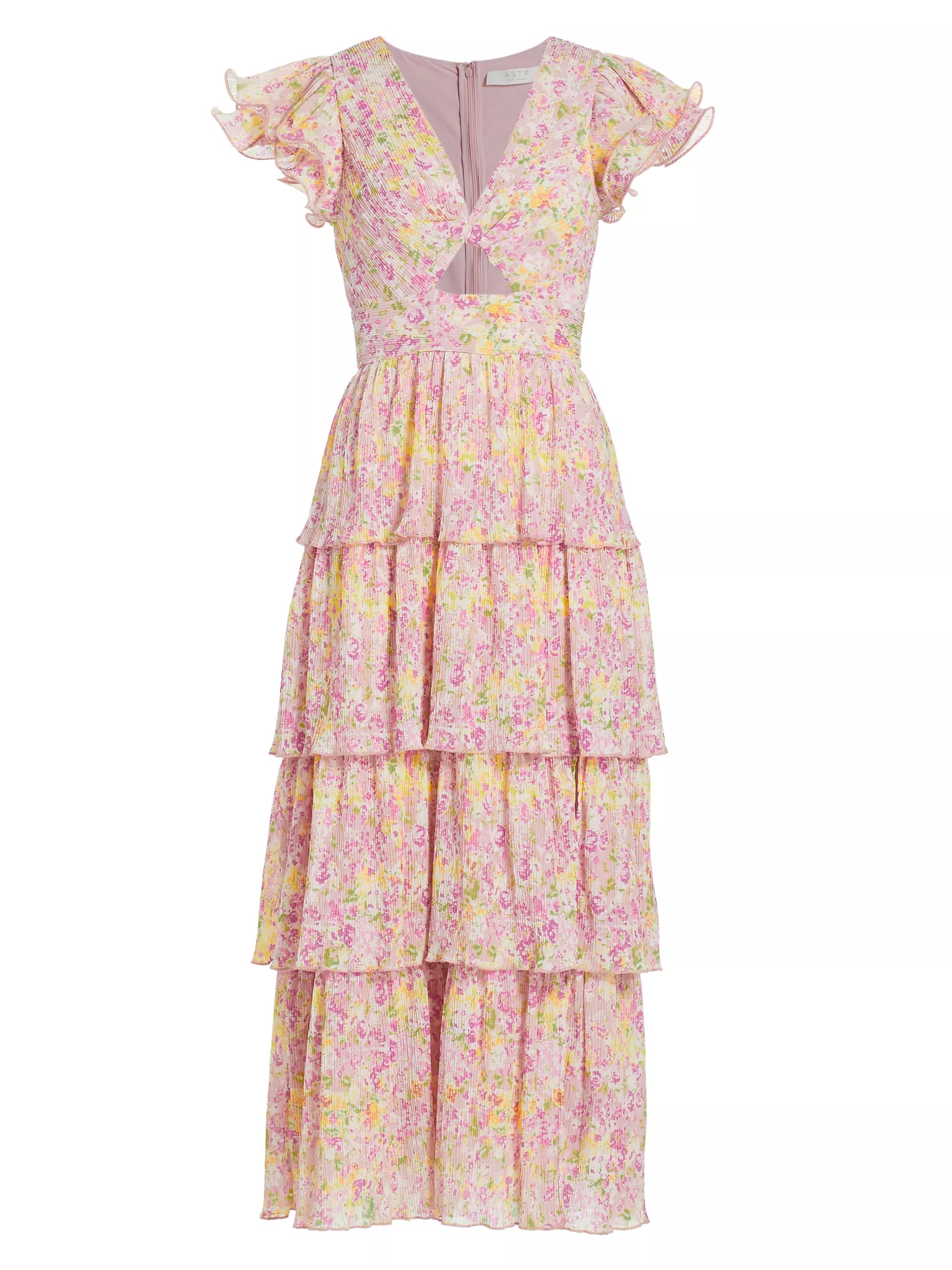 Emporia Floral Chiffon Maxi Dress | Saks Fifth Avenue