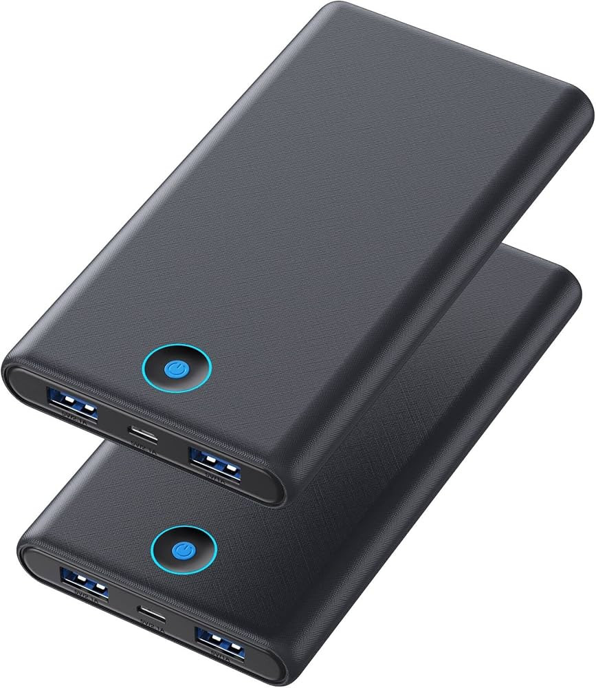 Portable Charger, 2-Pack 20000mAh Power Bank Ultra Slim Fast Charging External Battery Pack with ... | Amazon (US)