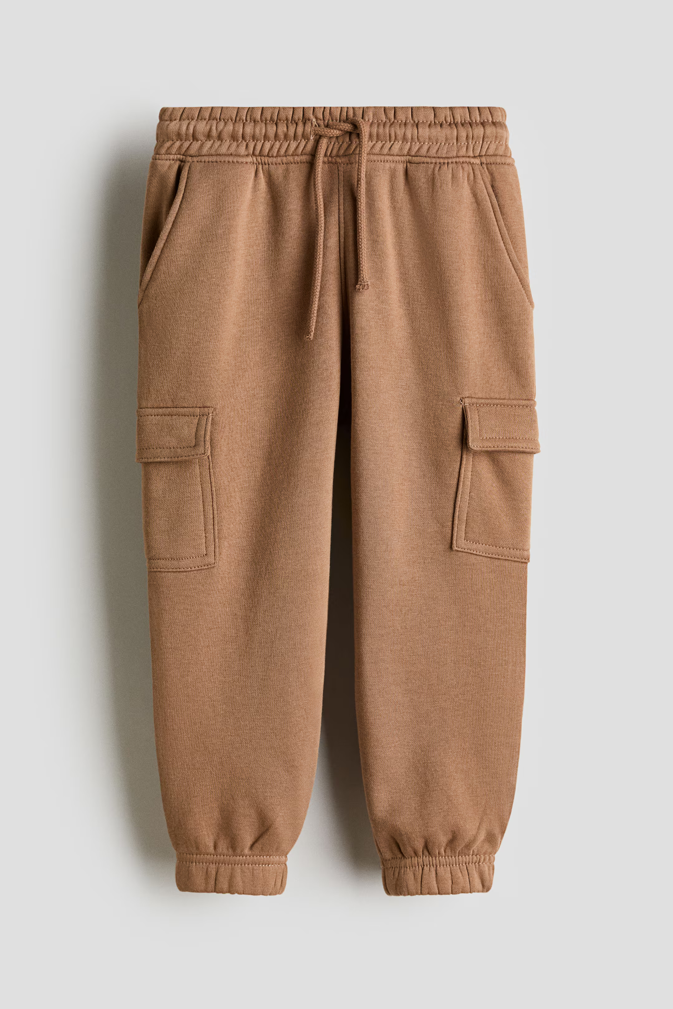 Brushed-Inside Cargo Joggers - Brown - Kids | H&M US | H&M (US + CA)