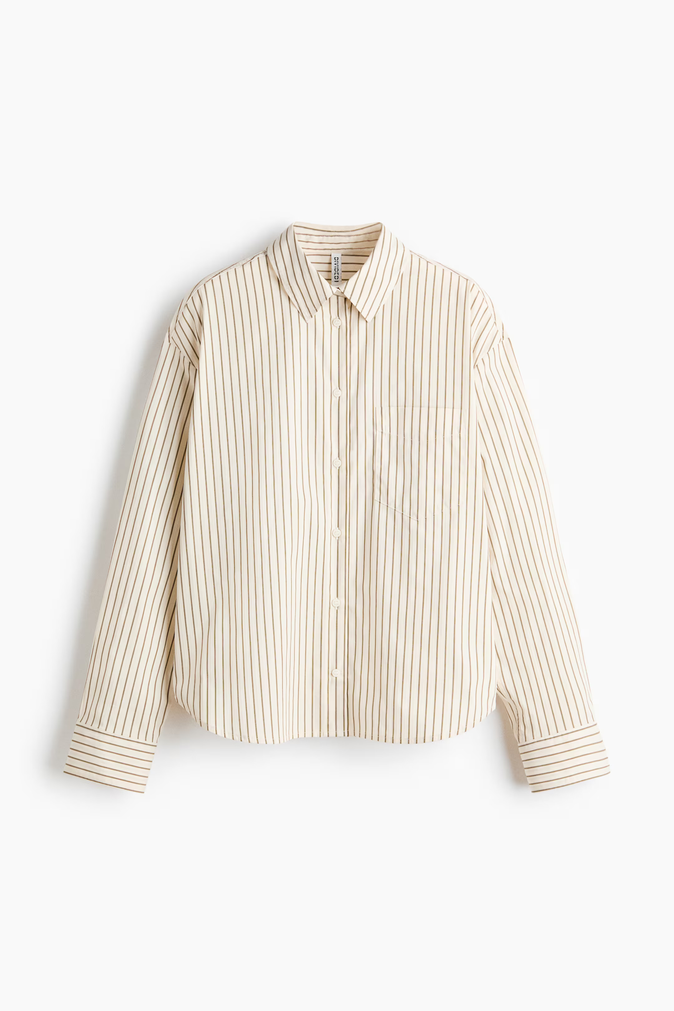 Oversized poplin shirt | H&M (UK, MY, IN, SG, PH, TW, HK)