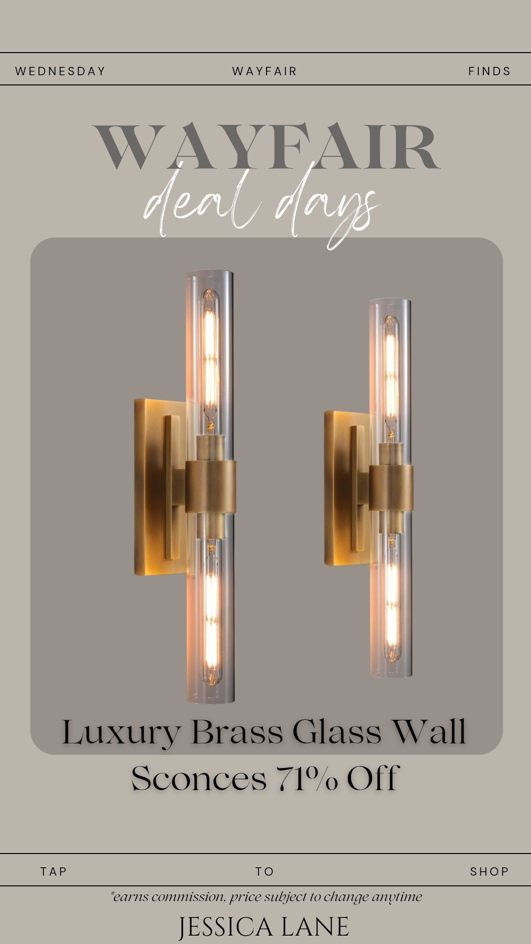Elevate any space with these brass luxury wall sconces—such a simple way to add warmth and polish.#WayfairHome #WayfairCreator #WayfairSale #HomeLighting #InteriorDetails

#LTKSaleAlert #LTKHome