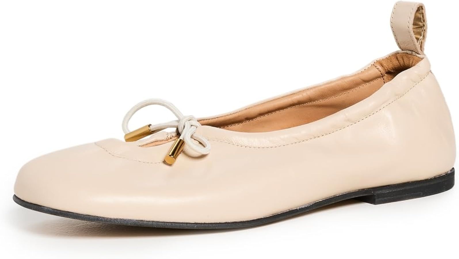 Alohas Women's Rosalind Cream Leather Ballet Flats | Amazon (US)