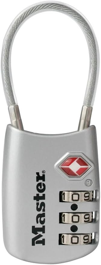 Master Lock TSA Approved Combination Luggage Lock Assorted Color 4688EC | Amazon (US)