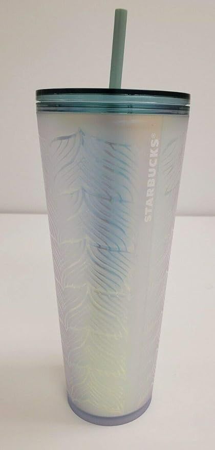Starbucks 50th Anniversary Frosted Sirens Tail Venti Cold Cup 24oz | Amazon (US)