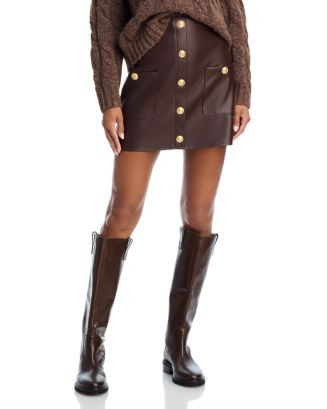 L'AGENCE Truman Faux Leather Mini Skirt - Exclusive  | Bloomingdale's L'Agence | Bloomingdale's (US)