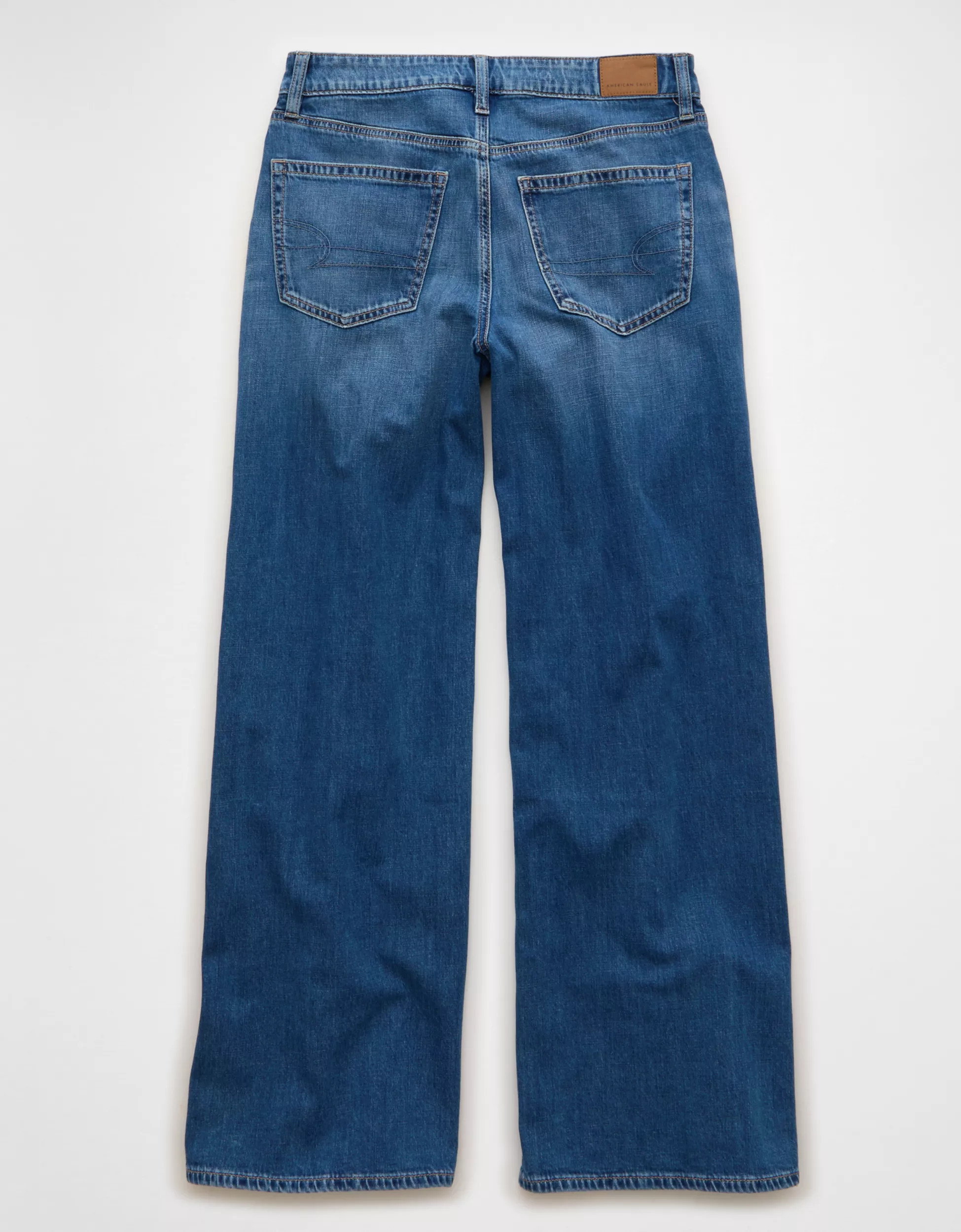 AE Dreamy Drape Super High-Waisted Baggy Wide-Leg Jean | American Eagle Outfitters (US & CA)