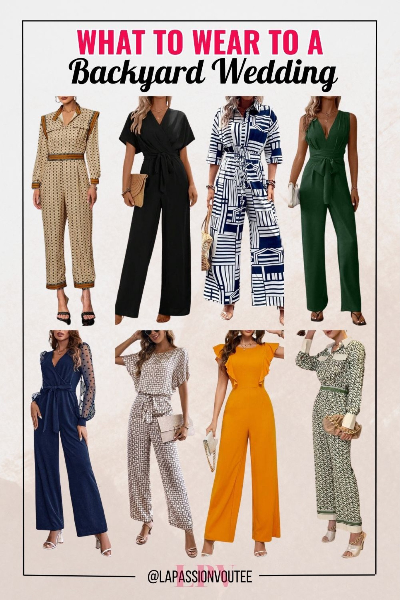 Dressy jumpsuits to wear to a backyard wedding

#LTKwedding #LTKfindsunder50 #LTKstyletip