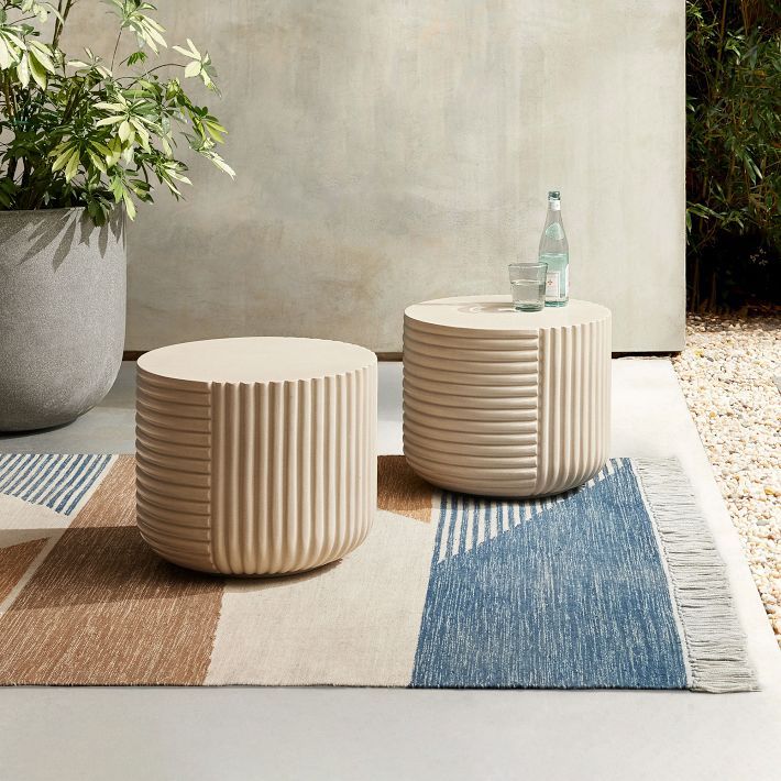 Cecilia Outdoor Round Side Table (18") | West Elm (US)