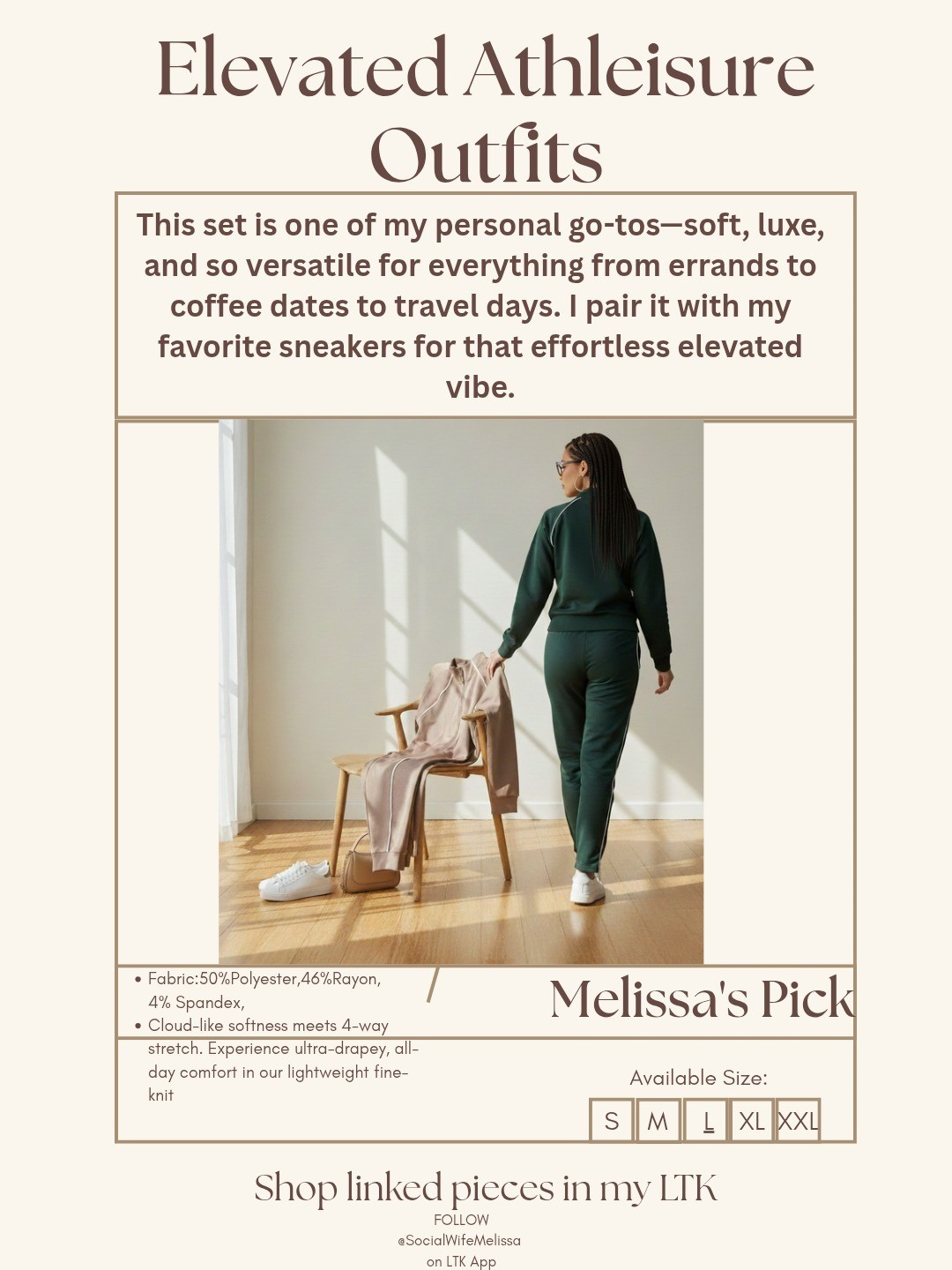 Not me falling in love with an athleisure set that actually looks polished. The drape? The fit? The comfort?? Yeah… she’s coming everywhere with me.Linked all the sizes on LTK because I already know y’all will ask. 🤭#athleisureoutfits#elevatedbasics#casualstyleinspo

#LTKGiftGuide #LTKTravel #LTKFindsUnder50