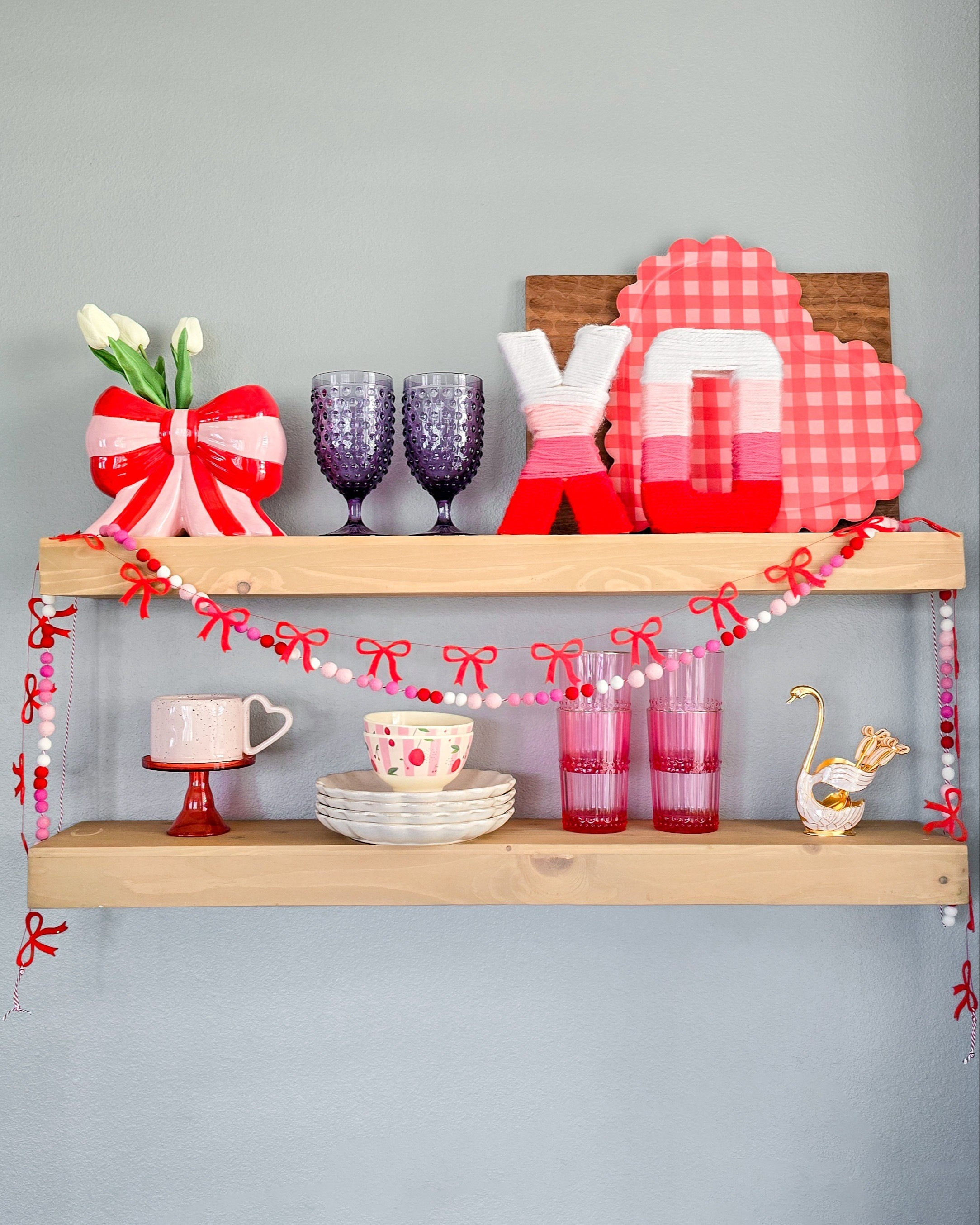 Whimsical Valentine's Day shelves!

#LTKHome #LTKSeasonal #LTKFindsUnder50