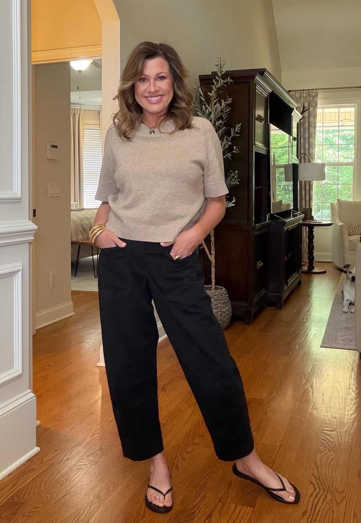 Extremely well made pants. I wear these dressed up or with a tee. #ruti @Ruti
My top is from Target but isn’t available anymore. I linked one similar.

#LTKootd #LTKU