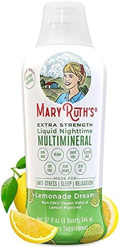 Amazon.com: Vegan Liquid Nighttime Multimineral by MaryRuth's - Highest Purity Ingredients, Vitam... | Amazon (US)