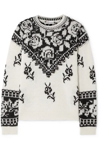 Intarsia wool sweater | NET-A-PORTER (UK & EU)