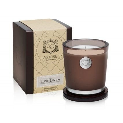 Aquiesse Portfolio Collection Large Candle - Luxe Linen (11 oz) | Amazon (US)