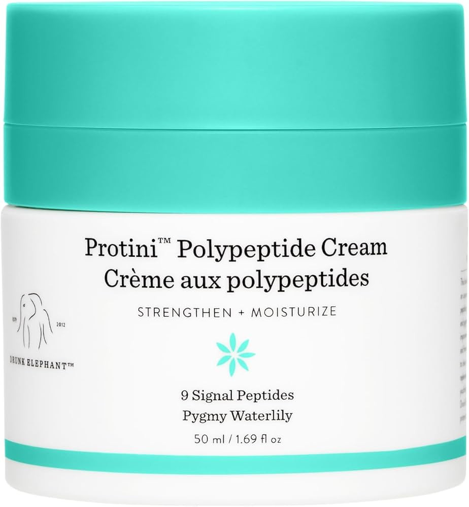 Drunk Elephant Protini Polypeptide Cream - Firming Moisturizer - Clean Clinical Skincare - Cruelt... | Amazon (US)