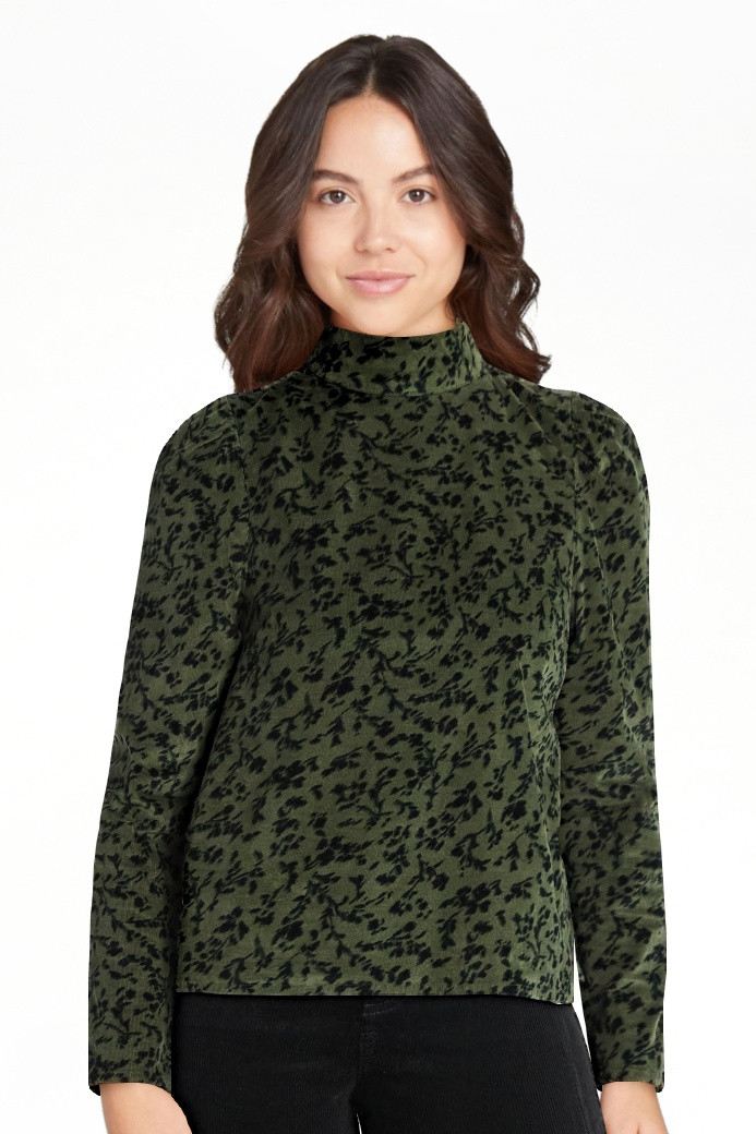 Time and Tru Women's Tie Back Corduroy Top with Long Sleeves, Sizes XS-XXXL | Walmart (US)