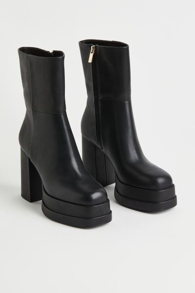 Heeled platform boots | H&M (UK, MY, IN, SG, PH, TW, HK)