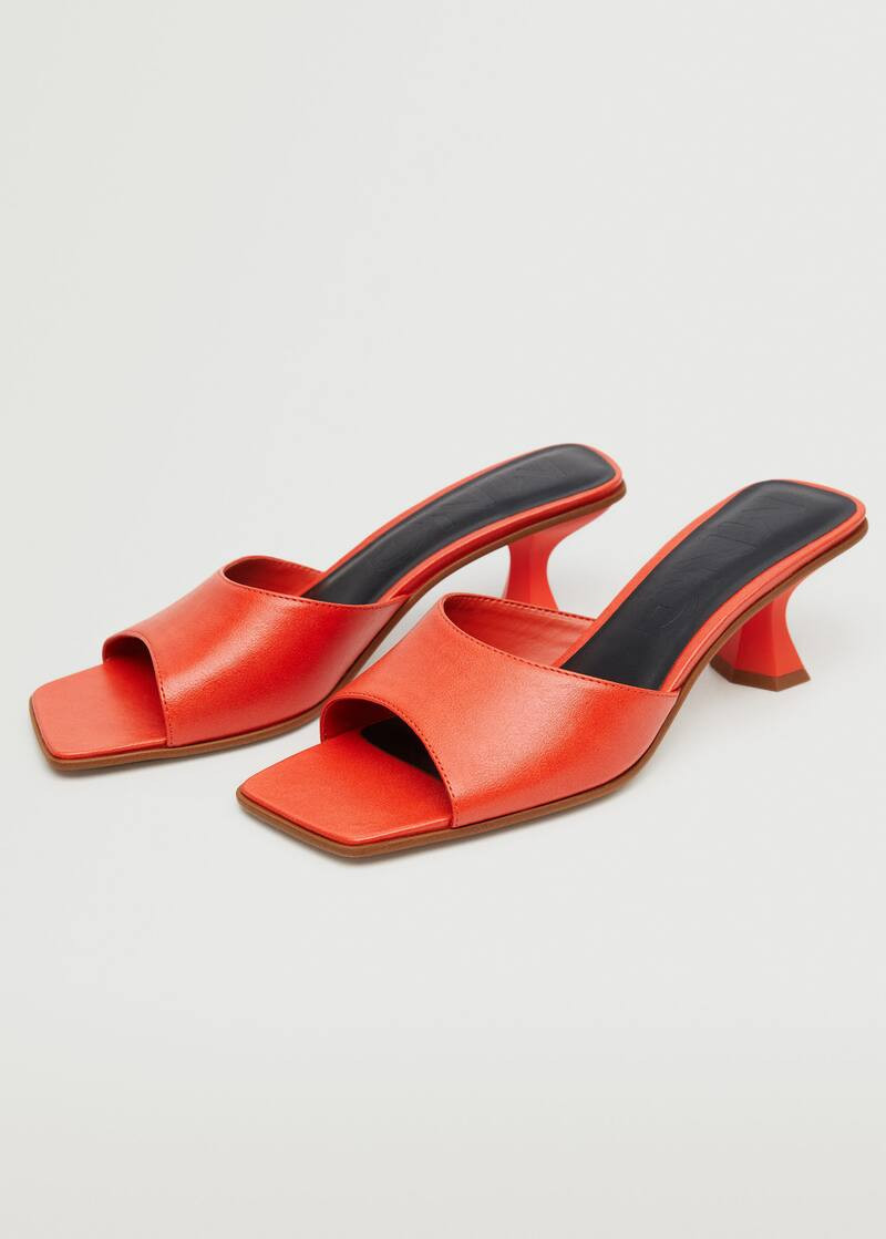 Heel non-structured sandals | MANGO (US)