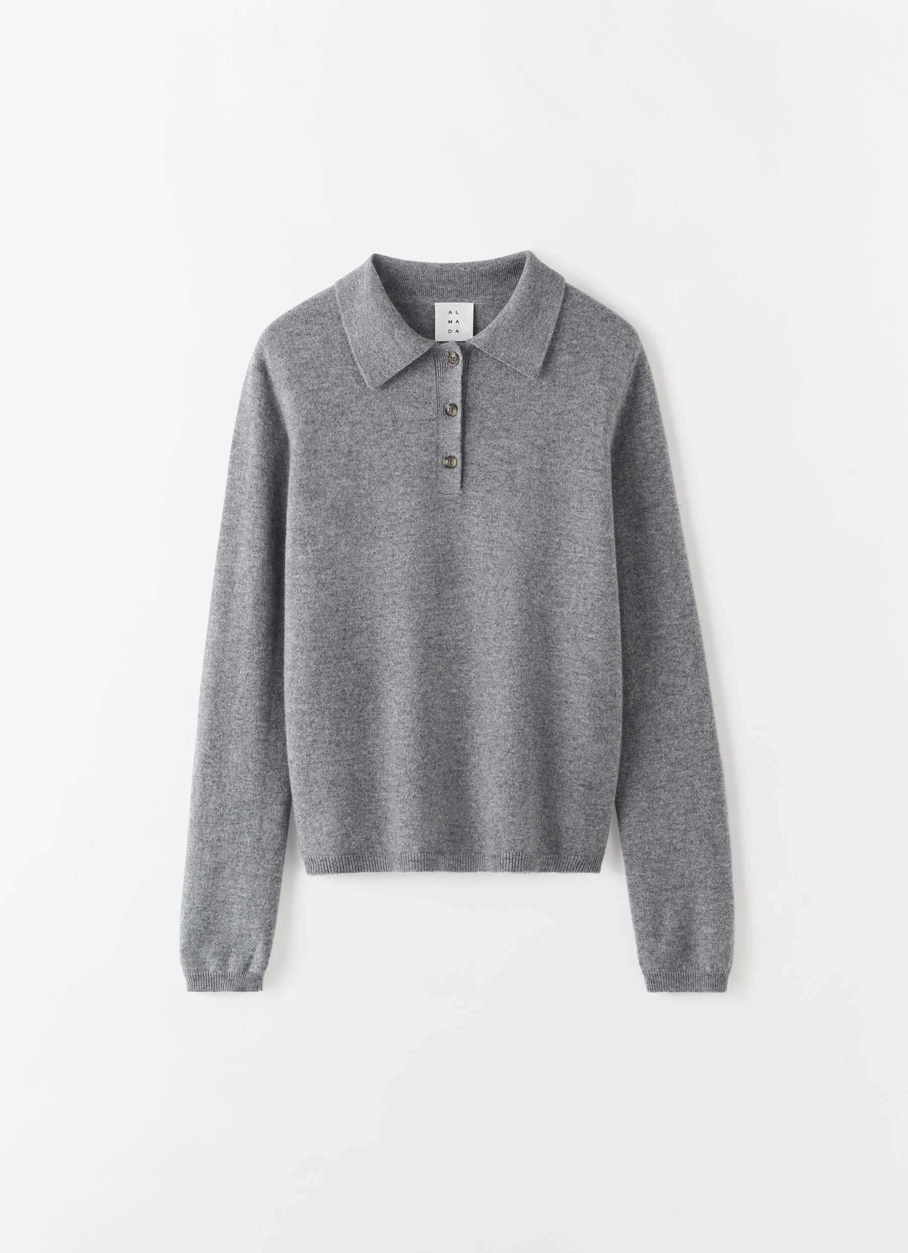 Minou Collar Sweater, grey | Almada Label