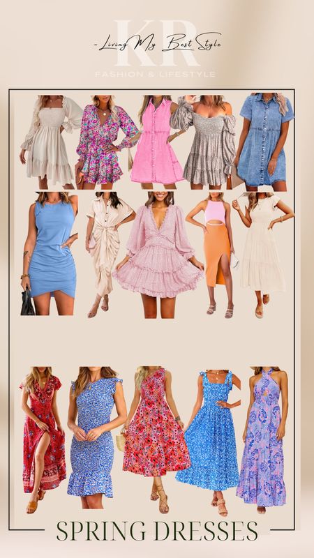 Spring Dresses 🌺 

#LTKunder50 #LTKstyletip #LTKSeasonal
