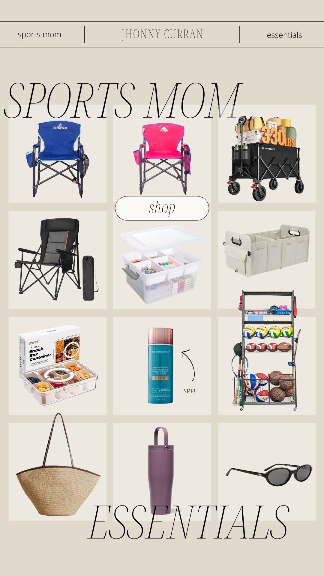 Sports mom essentials! 