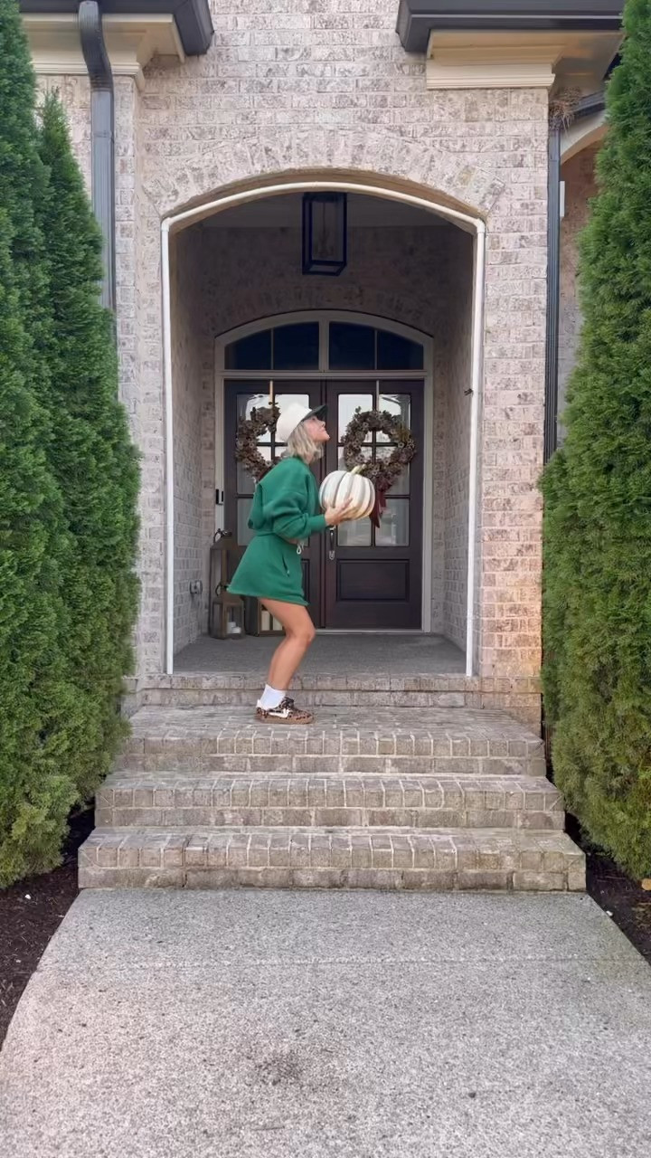 How I styled my home for fall! Fall decor inspo, fall outfit, matching set, leopard sneakers, 

#LTKStyleTip #LTKVideo #LTKSeasonal