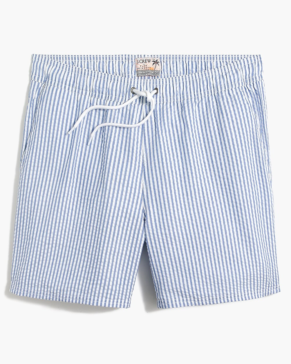 6" seersucker swim trunk | J.Crew Factory