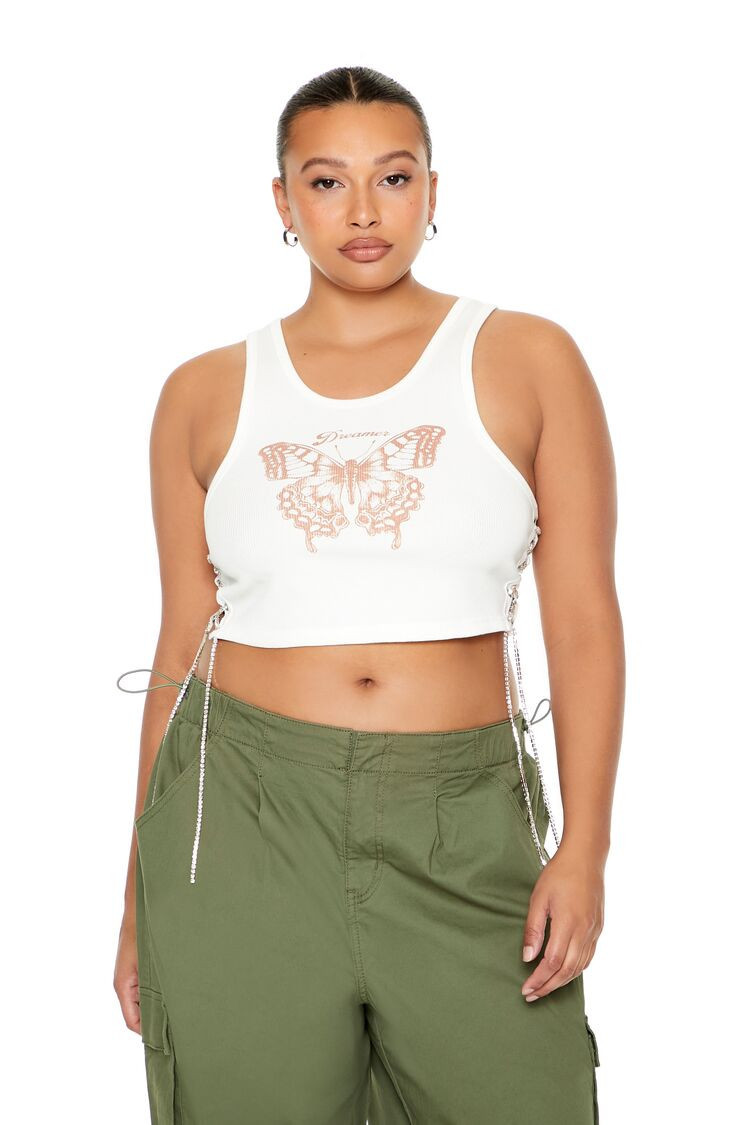 Plus Size Butterfly Graphic Tank Top | Forever 21