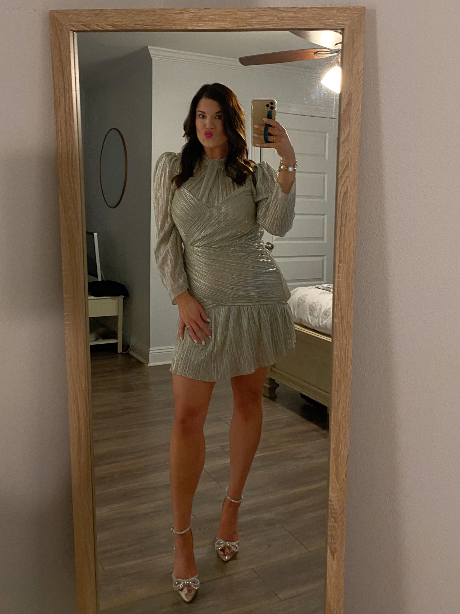 The CUTEST most comfy dress and must have shoes for all the holiday parties and weddings this year!! Dress fits TTS. I’m 5’8 wear a 6 and the Medium fit perfect! 

#LTKHoliday #LTKstyletip #LTKwedding