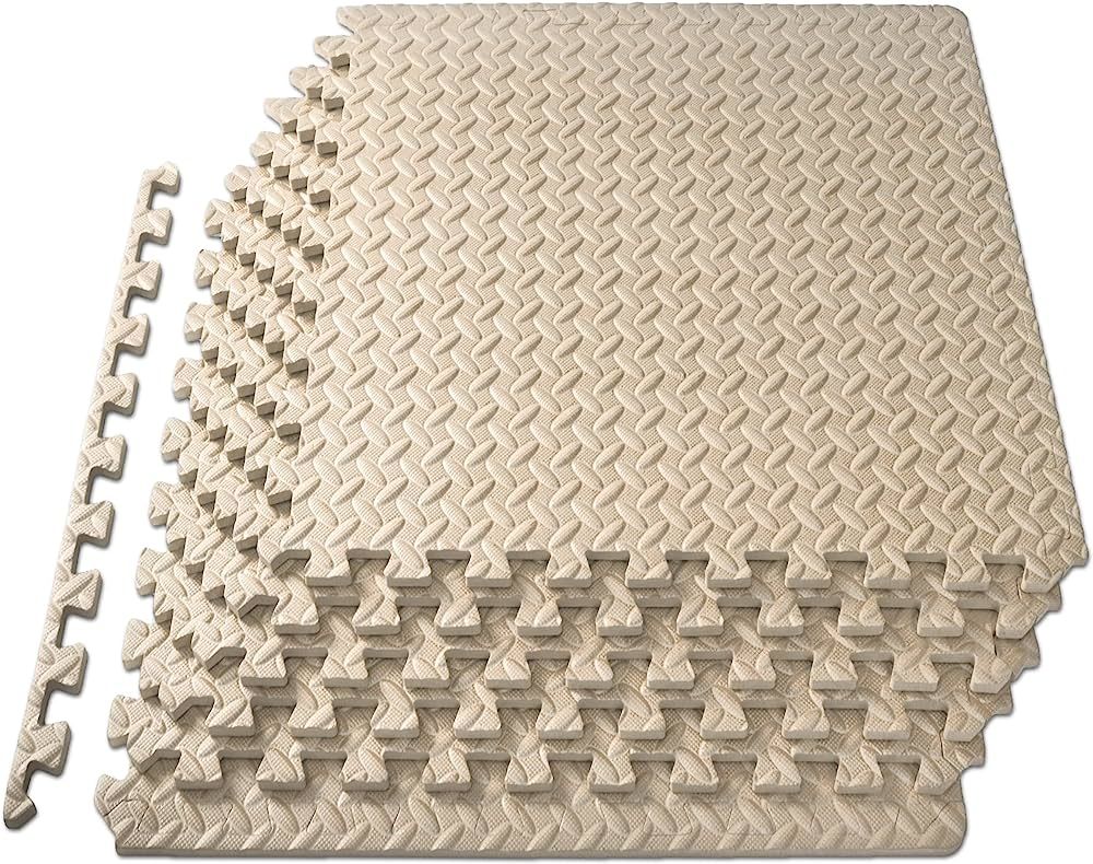 ProsourceFit Puzzle Exercise Mat ½”, EVA Interlocking Foam Floor Tiles for Home Gym, Mat for H... | Amazon (US)