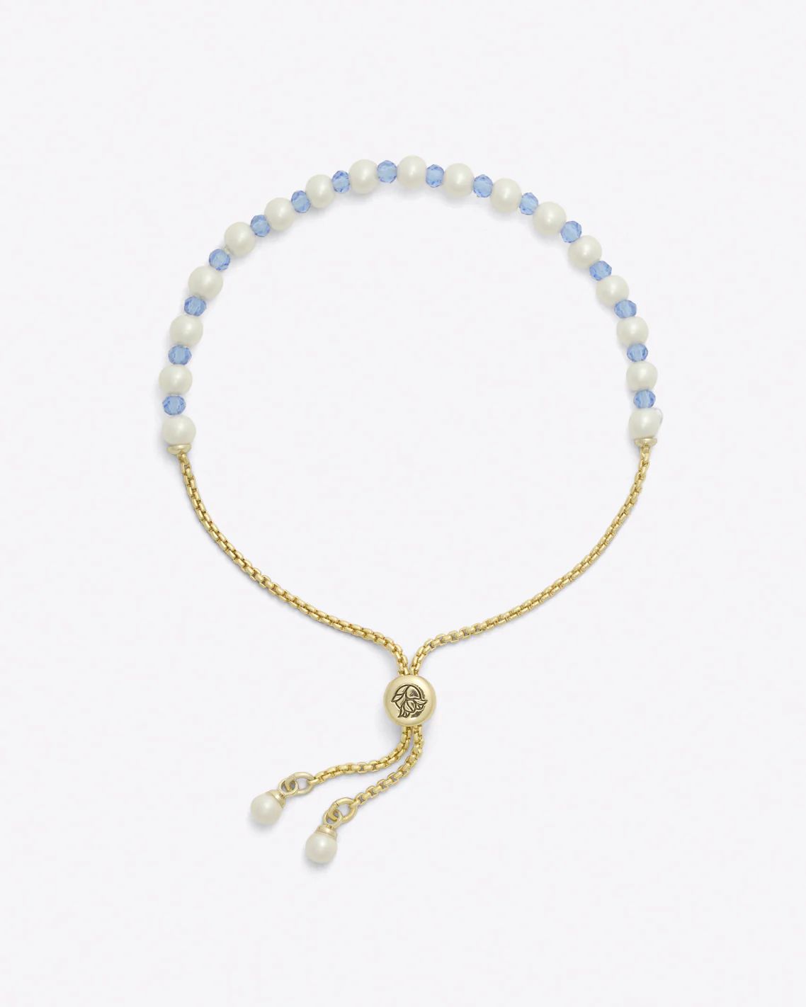 Gemstone Adjustable Bracelet in Blue | Draper James (US)
