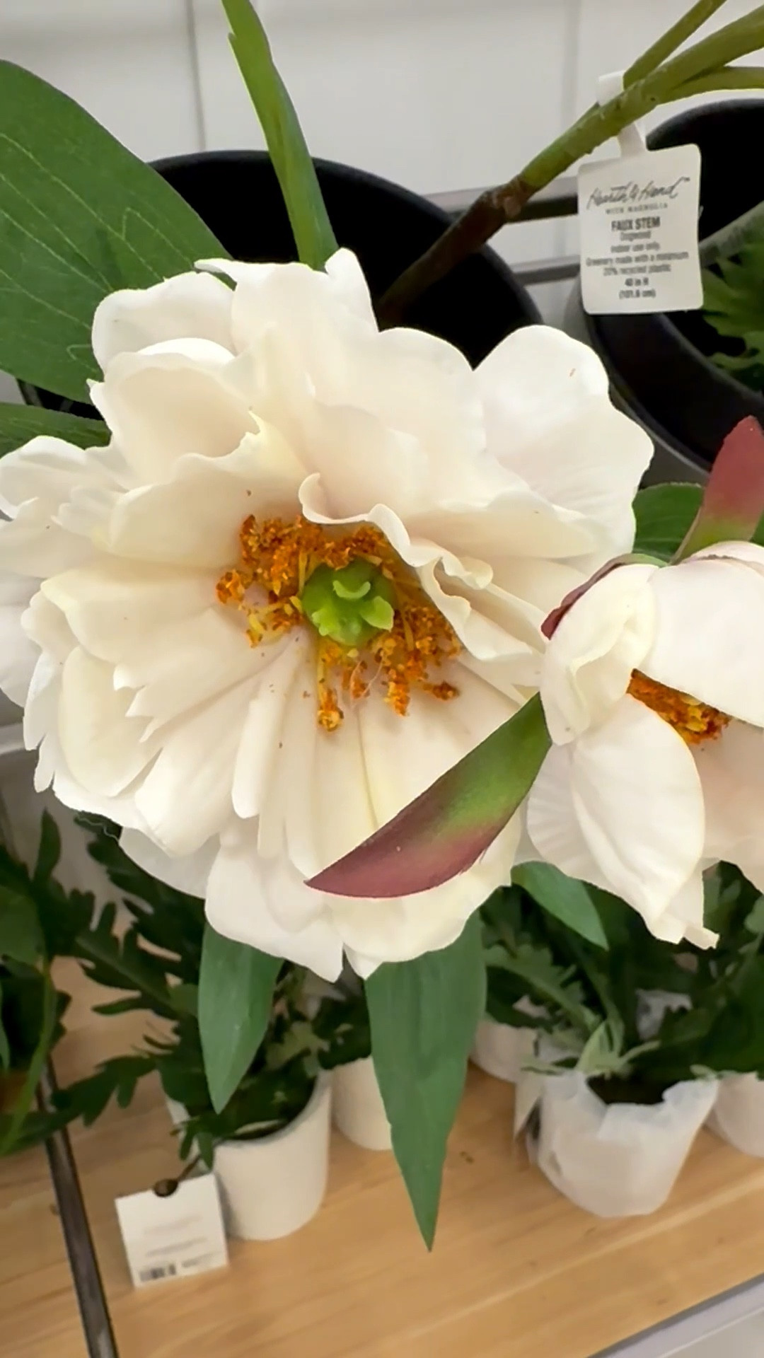 I cannot get over how realistic this peony stem is!  The petals have veining and feathering at the end. So pretty!  

#LTKHome