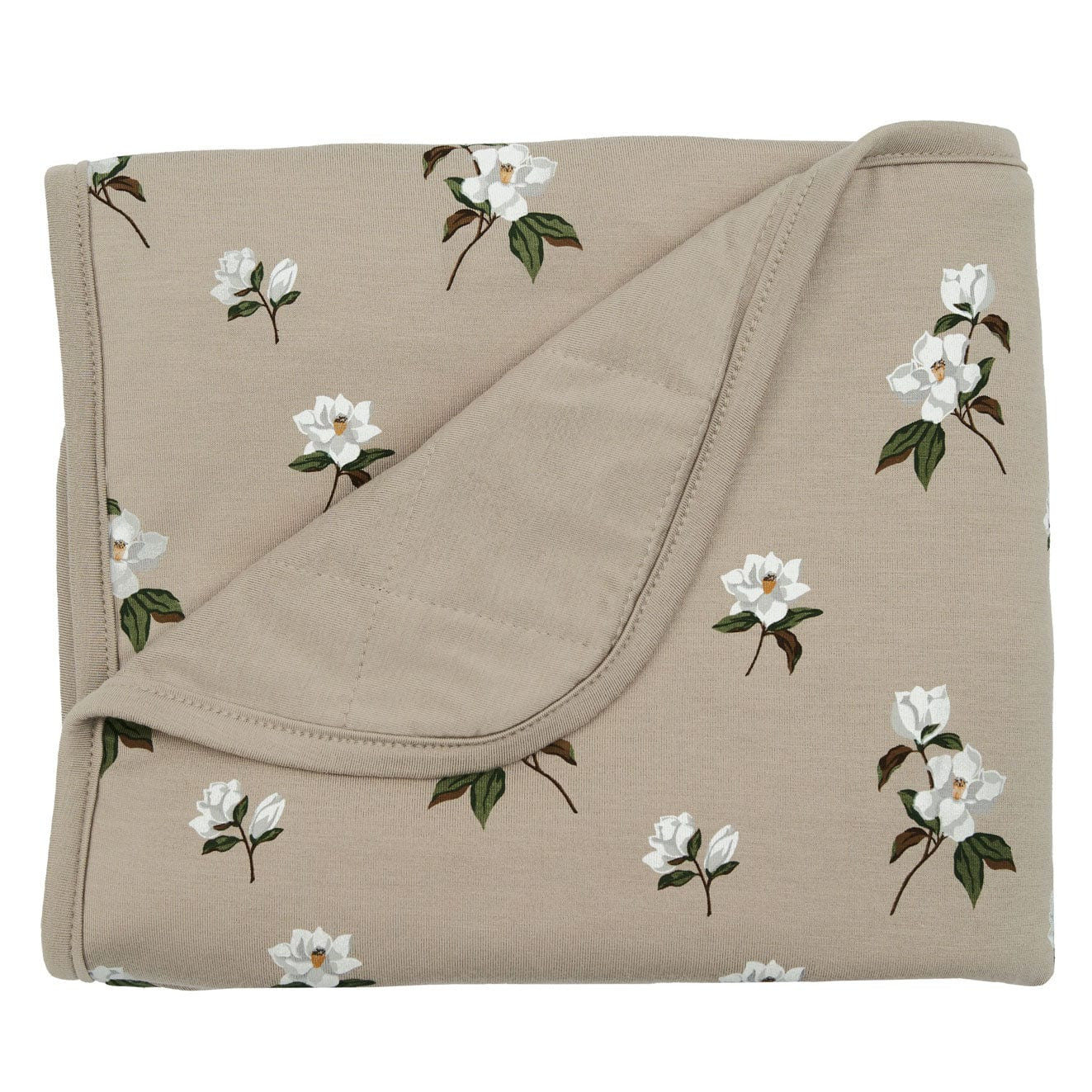 Baby Blanket in Small Khaki Magnolia | Kyte BABY