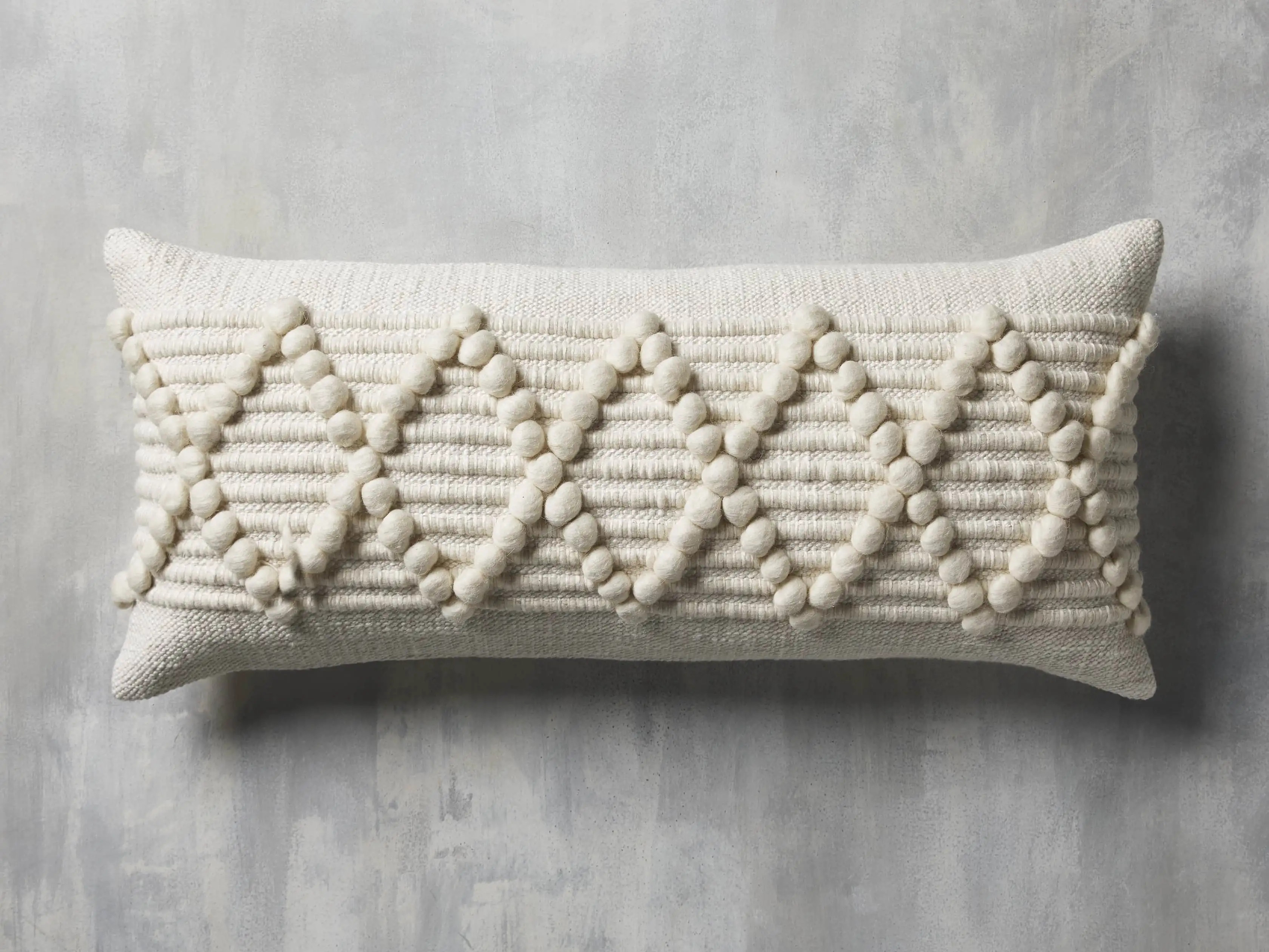 Chunky Diamond Lumbar Pillow Cover | Arhaus